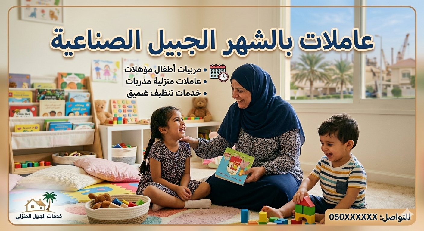 عاملات بالشهر الجبيل الصناعيه