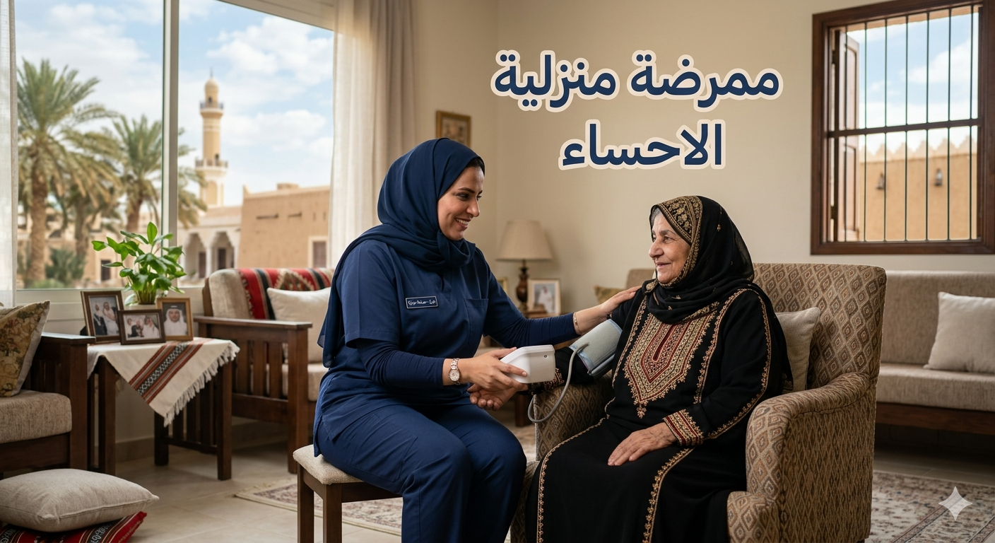 ممرضة منزلية الاحساء